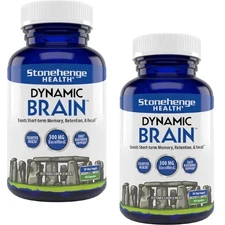 Dynamic Brain Supplement – 60 Capsules (Pack of 2) | Memory, Focus & Clarity Sup