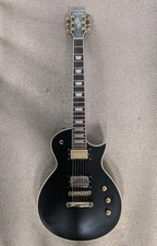 Harley Benton SC Custom Vintage Black Satin Electric Guitar Used.