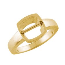 Semi Mount Cushion 8MM Faceted Cut Ring Sterling Silver