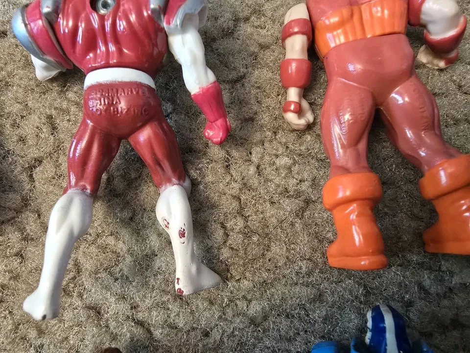 Lote 10: X-Men Steel Mutants Toy Biz Marvel Heavy Metal Heroes Die Cast Figures - Imagem 3 de 4