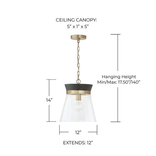 Capital Lighting 347311 Finn 12"W Wood Pendant - Picture 2 of 9