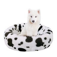 Anti-Anxiety Dog Bed, Camas para Perros, Donut Bed, Faux Fur, L 25.525.57.5 I...