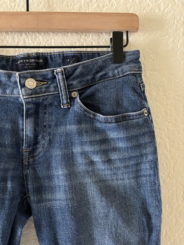 Lucky Brand Low Rise Crop Lolita Women’s Blue Jeans Size 4/27 Stretch Everyday - Picture 6 of 19