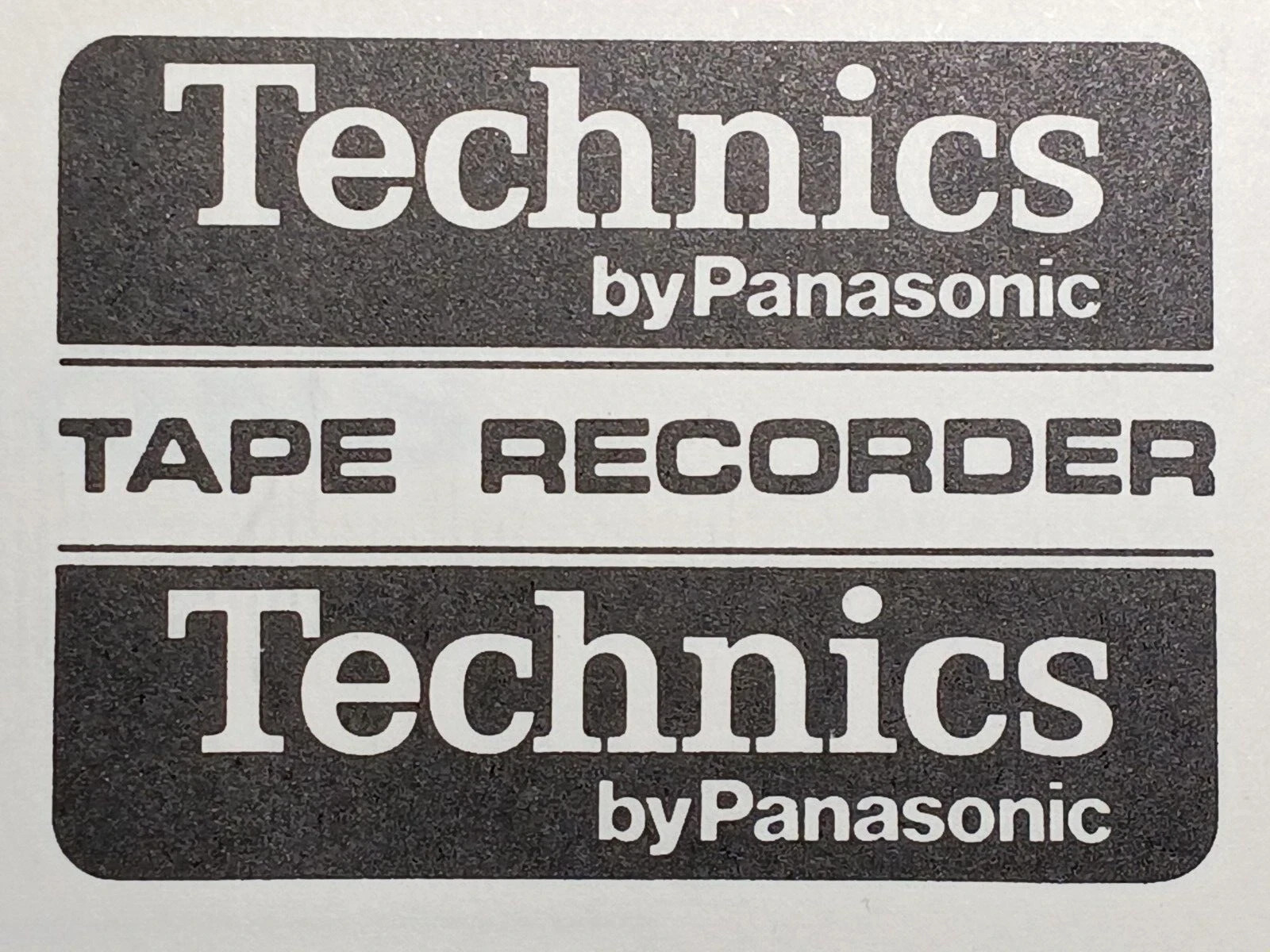 TECHNICS RS-B605 Cassette Deck Service Manual Original