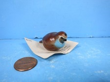 HAGEN RENAKER-Quail Bird Ceramic Figurine-On ...