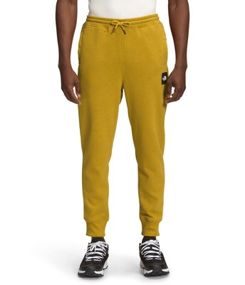 The North Face Box NSE Joggers (Mineral Gold/TNF Black) Mens Clothing Yellow
