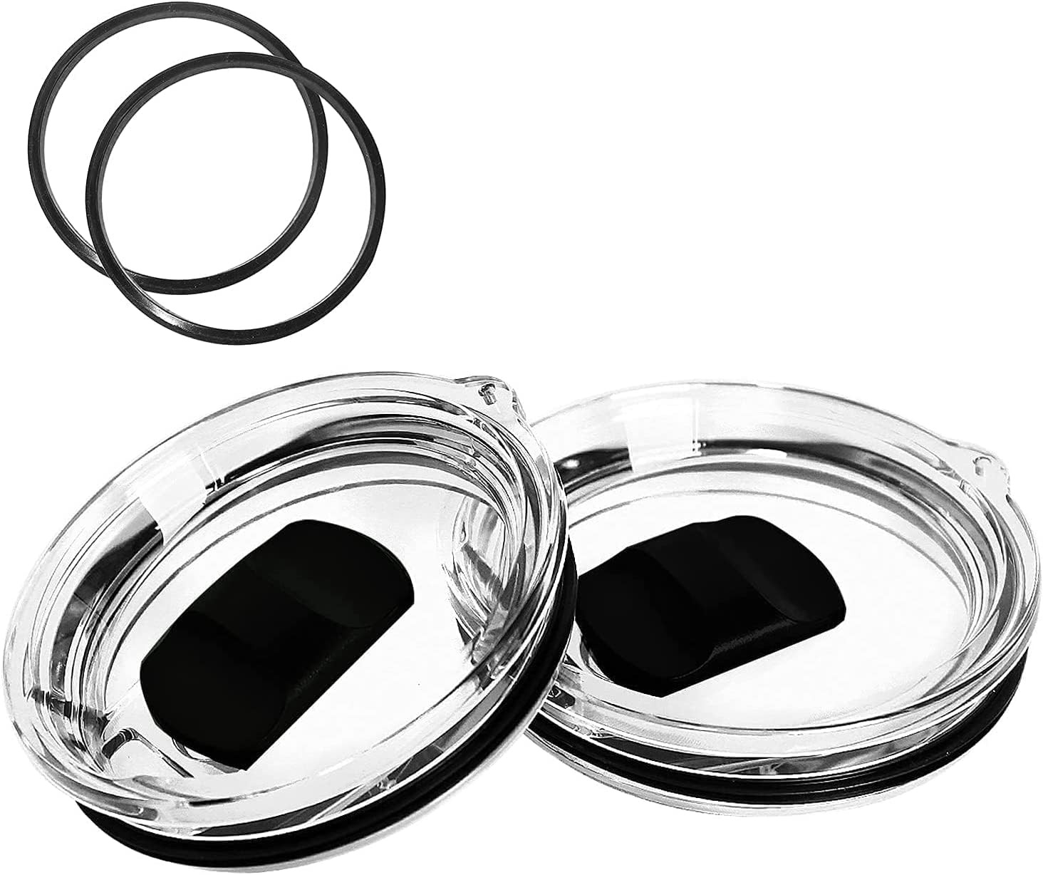 Rambler Magslider Replacement Lid 30Oz 2Pack, Magnetic Tumbler Lid Fit for Yeti