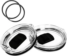 Rambler Magslider Replacement Lid 30Oz 2Pack, Magnetic Tumbler Lid Fit for Yeti