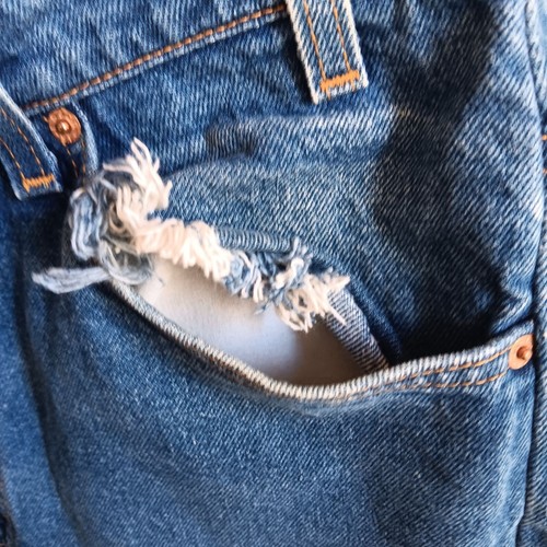 Jeans Bootcut 34x32 Levis 517 Para Hombre Vintage Años 90 W34 L32 Azul Denim Hecho en EE. UU. - Imagen 7 de 11