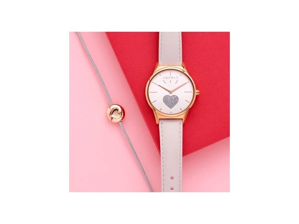 ESPRIT Love ES1L026L0215 Rose Heart 35 mm Damenuhr - Bild 3 von 4