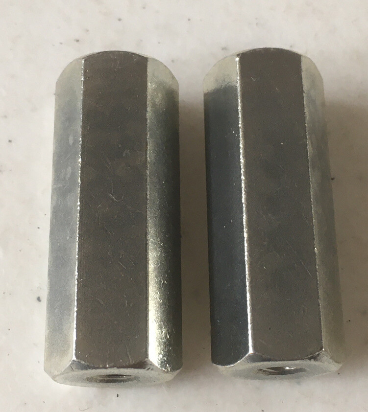 [2 Pack] 5/8" Hex x 1 3/4" Length x 1/4”-20 Thread Female Standoffs STAINLESS