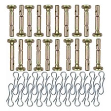 20-Piece Snowthrower Shear Pins  Cotter Set   MTD, Cub, Troy-Bilt 738-04