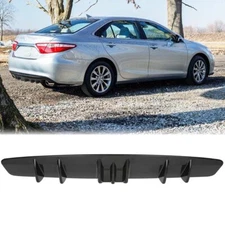 Rear Diffuser 7 Fins Bumper Lip Splitter Spoiler Wing For Toyota Camry SE,LE,XLE