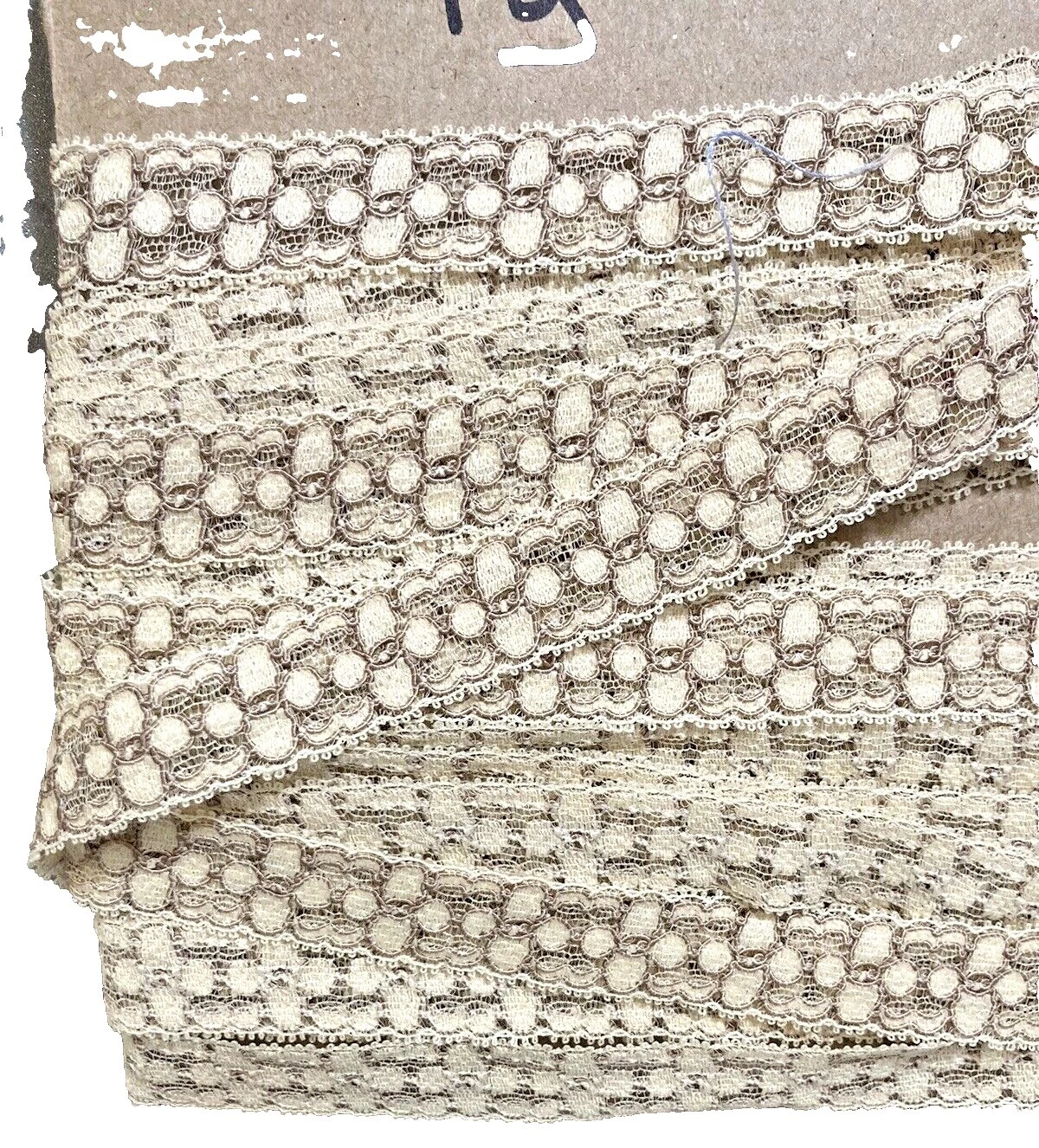 Marrom com Renda Aviamentos para Costura