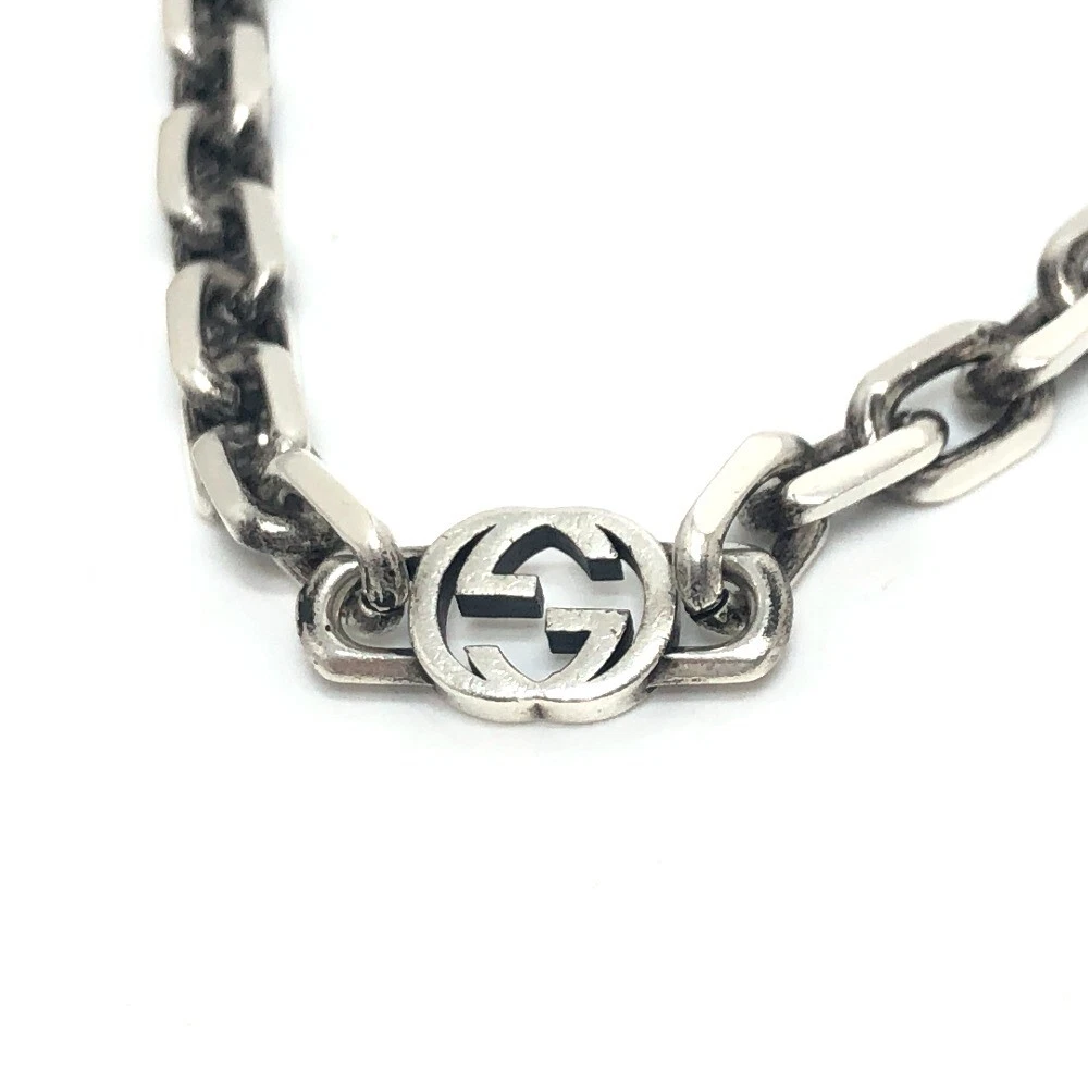 Collier chaîne G imbriqué GUCCI accessoires chaîne argent collier