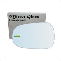 Glas RüCkspiegel Verchromt Seite Sx-Guidatore FüR Renault Clio II (Bb) Neu