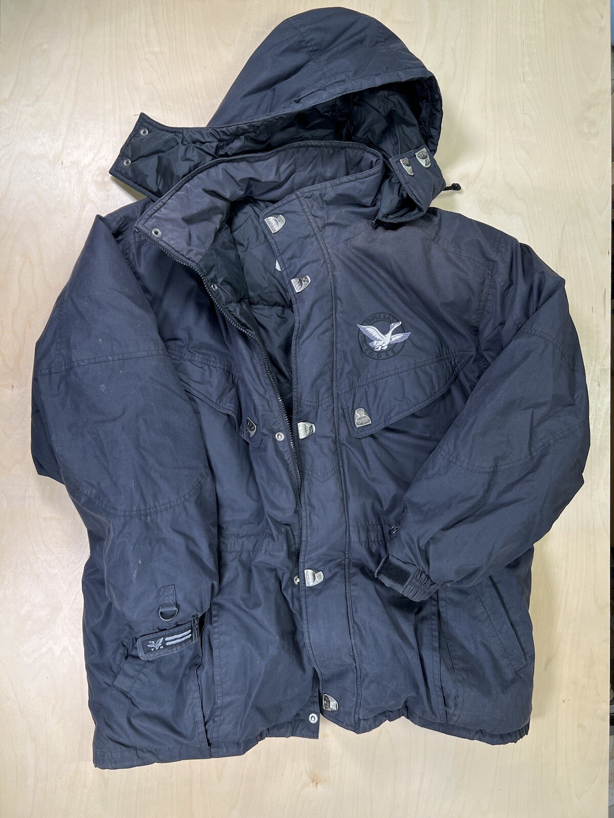 Triple Fat Goose Coat Mens XXL Jacket Black Duck Down Insulated Vintage