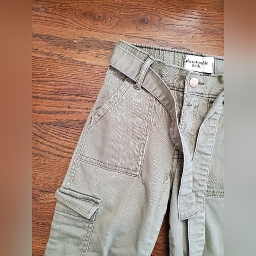 ABERCROMBIE KIDS Girls 7/8 Olivr Green Capris - Picture 6 of 9