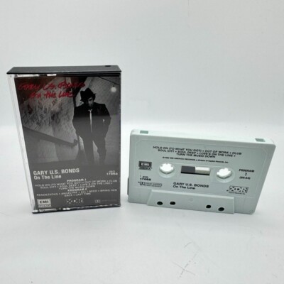 GARY U.S. BONDS On The Line - Cassette Tape Album 1982