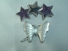 BUTTERFLY  STARS METAL HAIR CLIP BARRETTES HAIR ACCESSORY