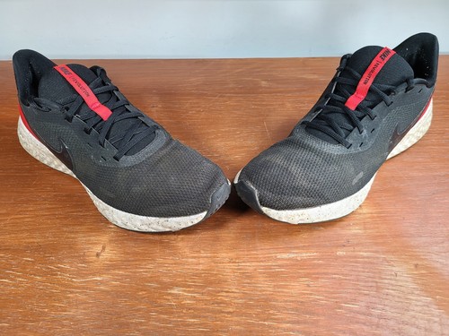 Nike Revolution 5 Men's Size 13 Running Shoes Black Anthracite Red BQ3204 003 - Picture 6 of 10