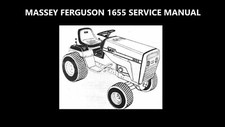 MASSEY FERGUSON MF 1655 TRACTOR SERVICE MANUAL 85pg for MF1655 Overhaul & Repair