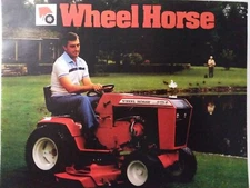 Wheel Horse C-195 C-85 B-165 A-111 Lawn Garden Tractor Color Sales Brochure 1982