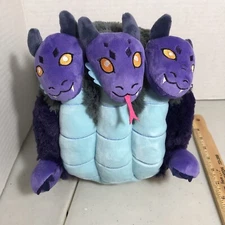Squishables 9" Purple Hydra 3 Headed Dragon Snake Plush Collectible Stuffed Toy