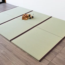 KOUHIN Japanese rush grass Tatami Mat Square Igusa Area Rug Carpet Green 612