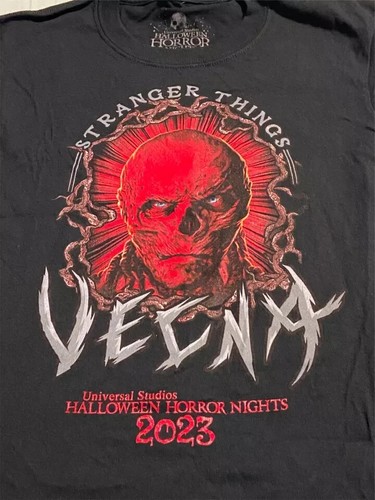 Stranger Things Vecna Universal Studios Halloween Horror Nights T Shirt Youth XS - Picture 4 of 4
