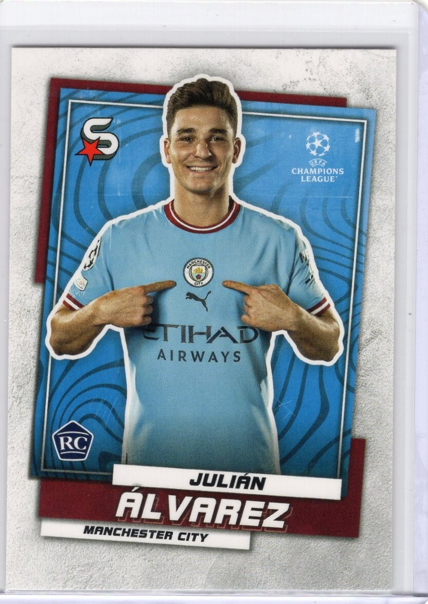 2022-23 Topps Superstars Julian Alvarez Rookie Card RC Manchester