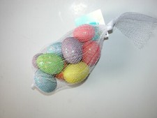 NWT NEW Speckled Pastel Easter Egg Set 10 Eggs Blue Pink Lilac Yellow Decor