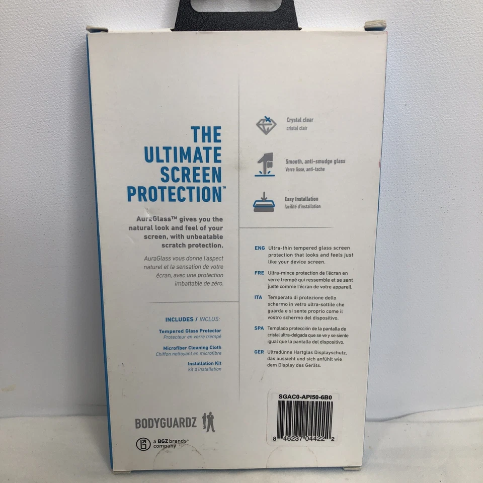Протектор экрана BODYGUARDZ AuraGlass закаленное стекло для iPhone SE/5s/5 - Изображение 2 из 4