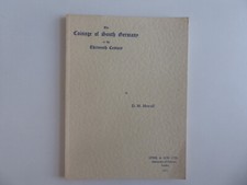 B86) COINAGE OF SOUTH GERMANY 13TH CENTURY D.M.METCALF 1961 �25.00