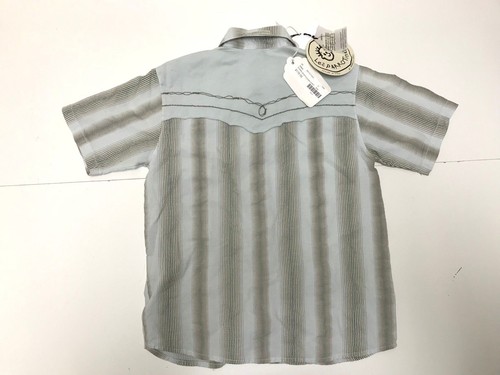 LES PARROTINES New Boys Kids SHORT SLEEVE BUTTON DOWN SHIRT Sz: 6 RTL $119 Q997 - Picture 2 of 2