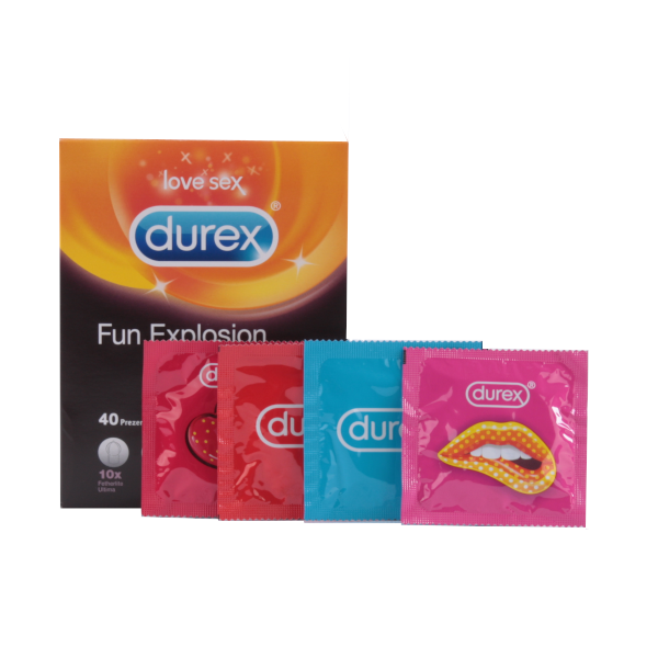 Durex Fun Explosion Kondome 40 Stk Orginal Präservative Fetherlite Elite Ultima