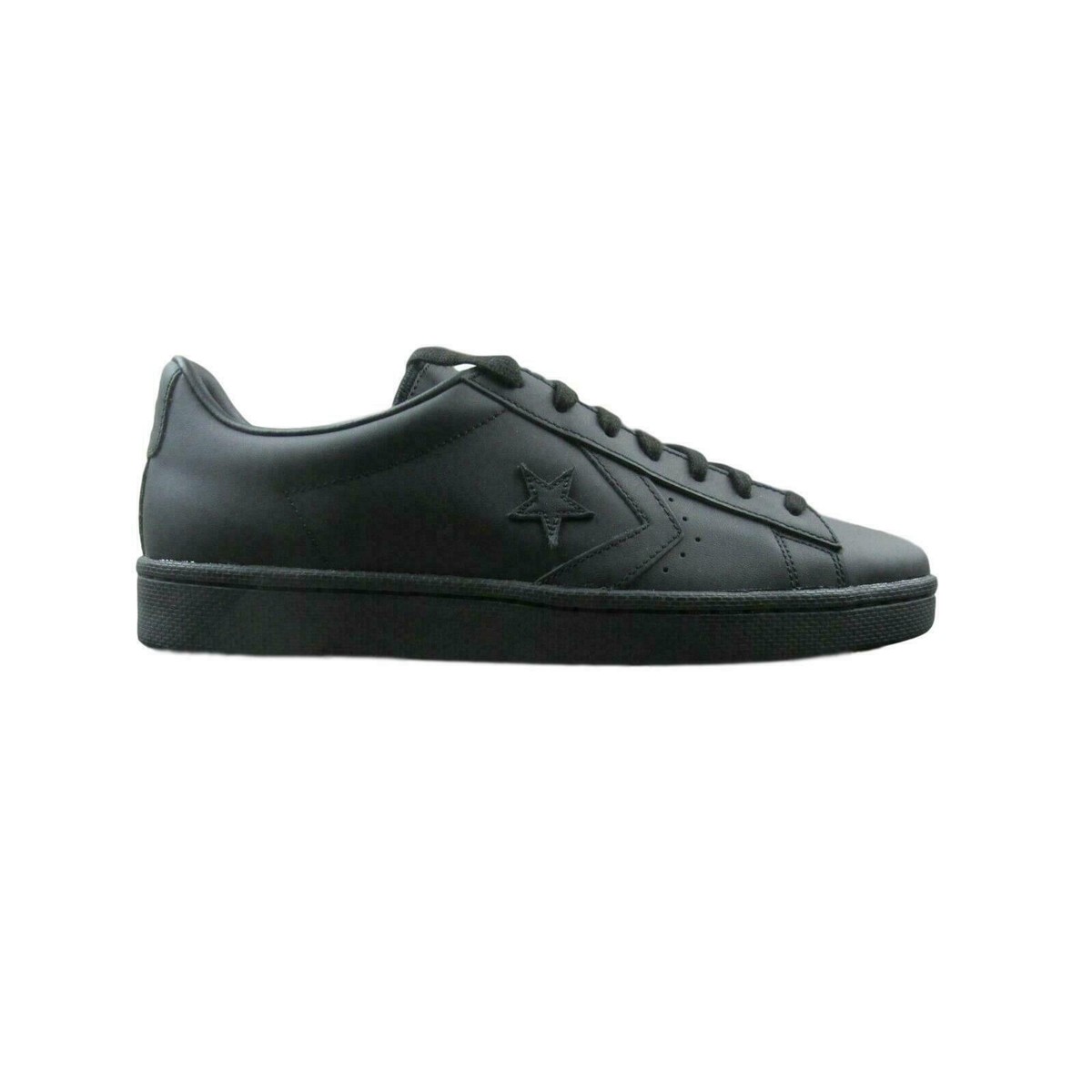 NIB Converse Pro Leather 76 Ox Mono Black 155318C US Mens 13