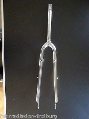 Fourche Rigide VTT 26 Pouces - 1x1/4 Cromo - Pivot 200mm - Neuve