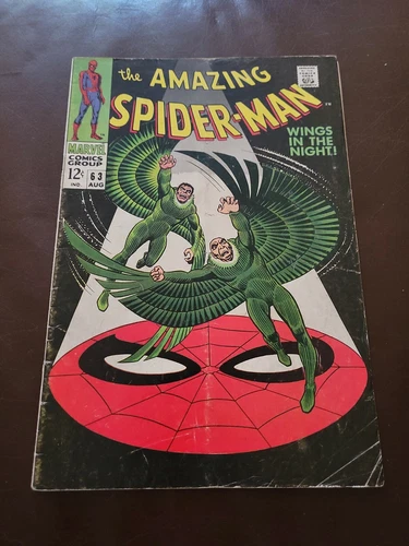 Amazing Spider-Man #63 VG Vulture App Stan Lee John Romita Marvel Comics 1968