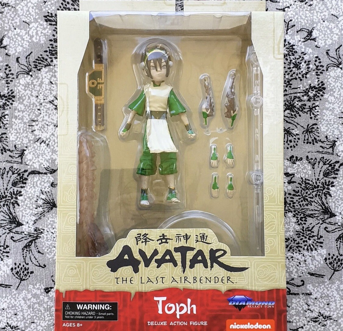 TOPH Avatar The Last Airbender Deluxe Series Action Figure by Diamond - Main Image