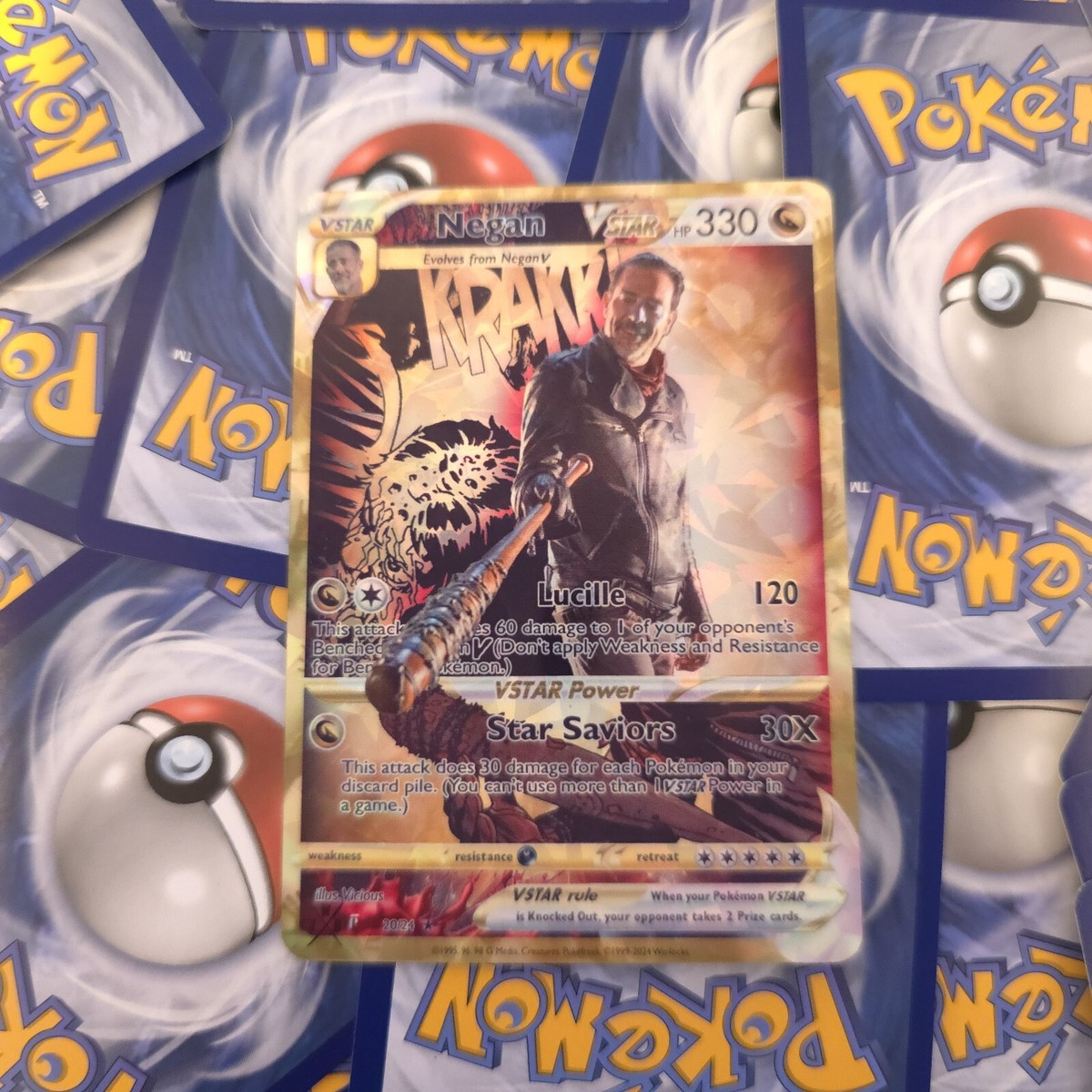 Negan (TWD) Pokemon Card - The Walking Dead | eBay