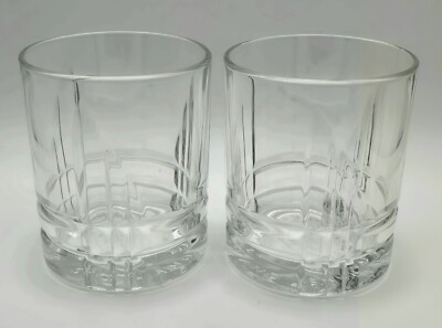 Set of (2) Buchanan's Scotch Glasses - Double Old Fashioned Whisky Glasses