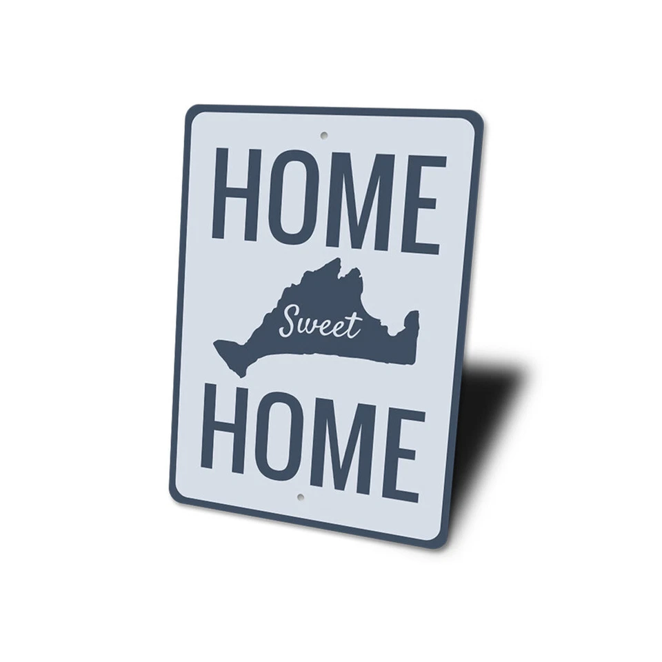 Letrero de aluminio Home Sweet Home, Martha's Vineyard Island, Beach House Foto 4 de 4