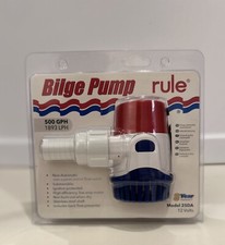 BILGE PUMP RULE 29 25DA 500 GPH 12 VOLT MARIN...
