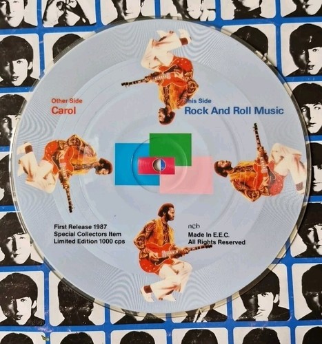 Chuck Berry Rock And Roll Music / Carol Pic Picture Disc 45 7" Vinyl Limited Ed - Picture 3 of 5