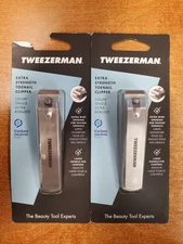2 Pack: Tweezerman Extra Strength Toenail Clipper Stainless Steel (3824) E9C