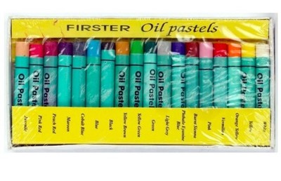Ölpastelle 18 Farben, weich, Schulbedarf für Kinder, Zeichenbedarf