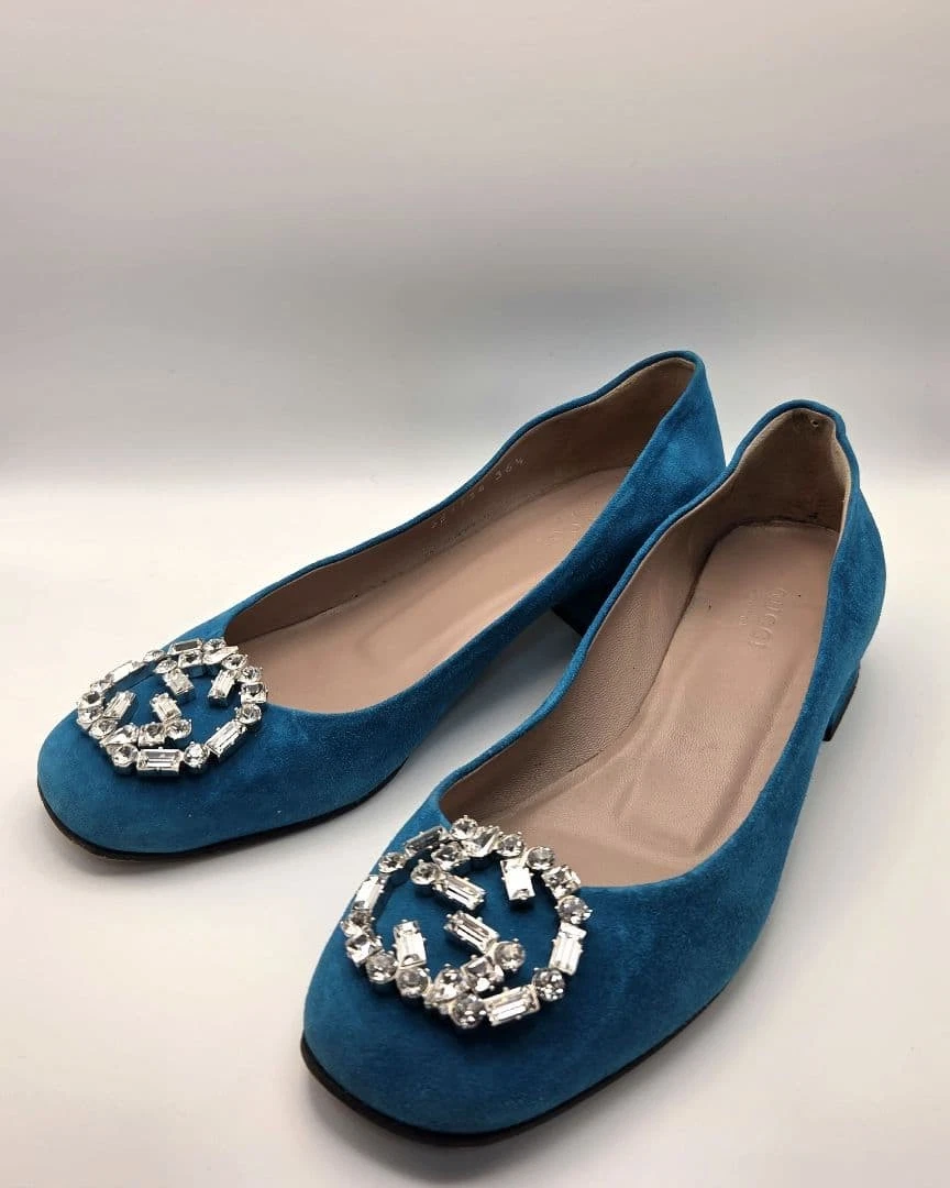 Gucci Ballet Suede Flats for Women for sale | eBay