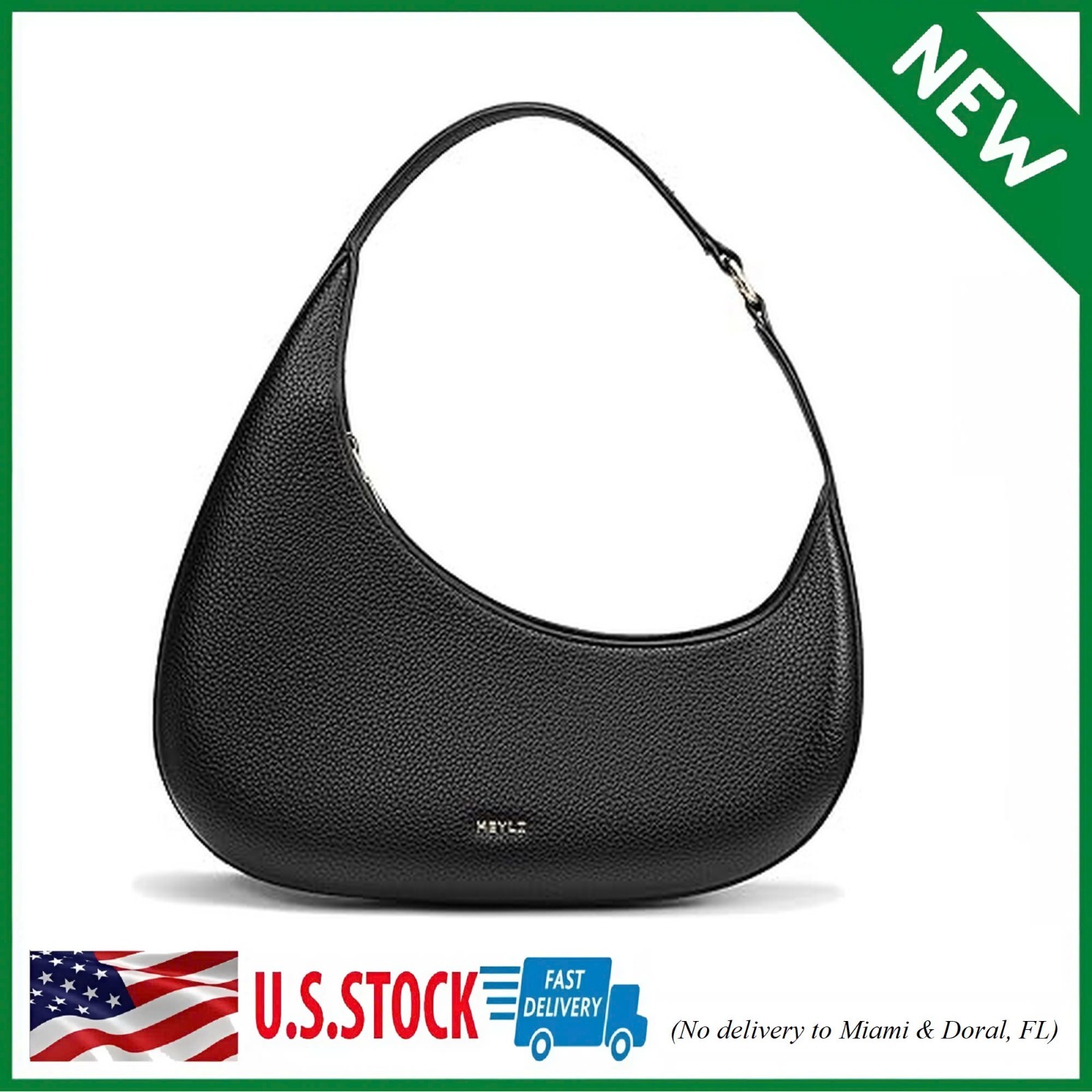 Shoulder Bag Polene Bags for Women Fashionable Casual Vegan Leather Zip