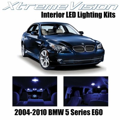 XtremeVision Interior LED for BMW 5 Series E60 2004-2010 (17 PCS) Blue